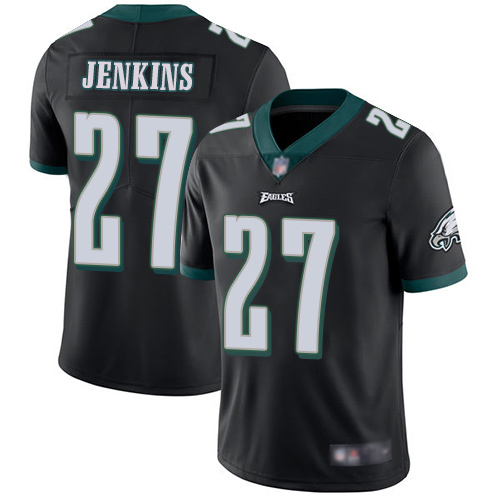 Men Philadelphia Eagles #27 Malcolm Jenkins Black Alternate Vapor Untouchable NFL Jersey Limited Player->philadelphia eagles->NFL Jersey